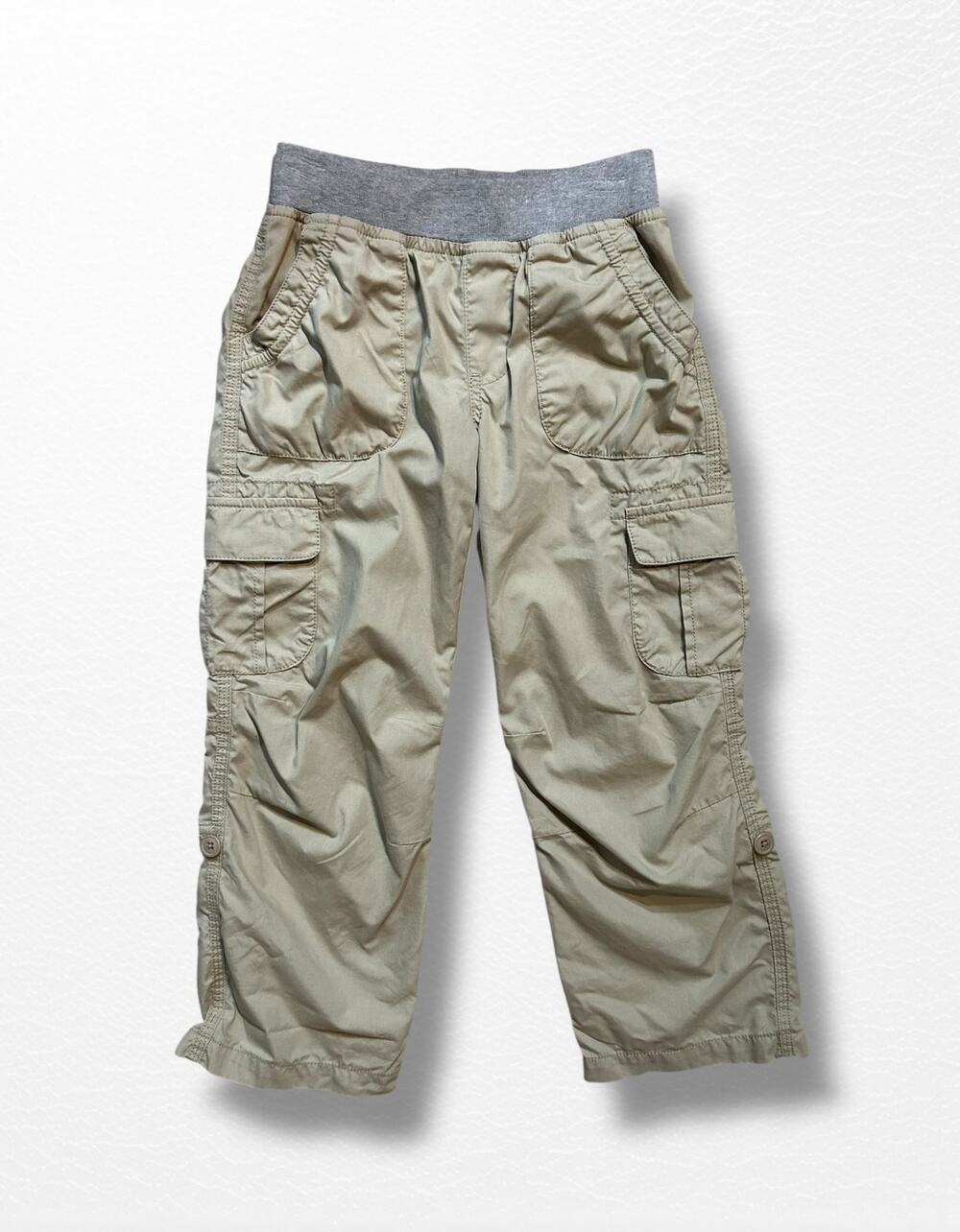 LL Bean Pull-On Convertible Cargo Pants, Size 6x/7